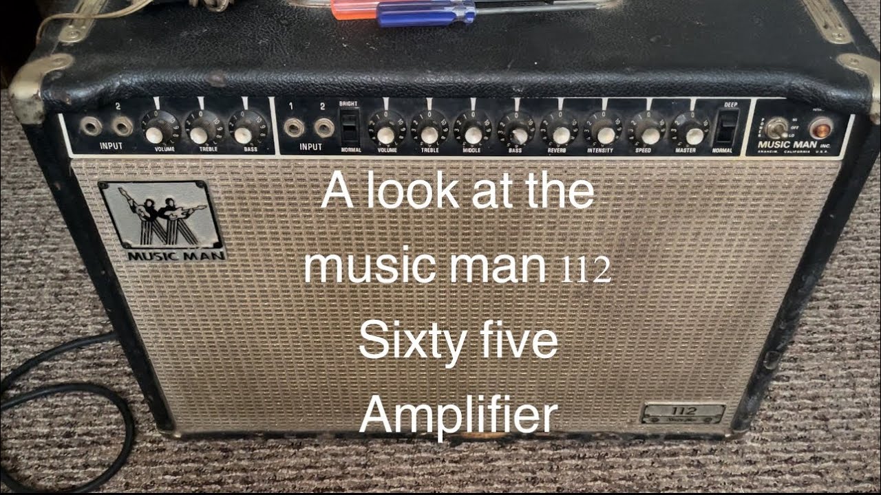 The music man 112 sixty five amplifier history and cleaning part 1