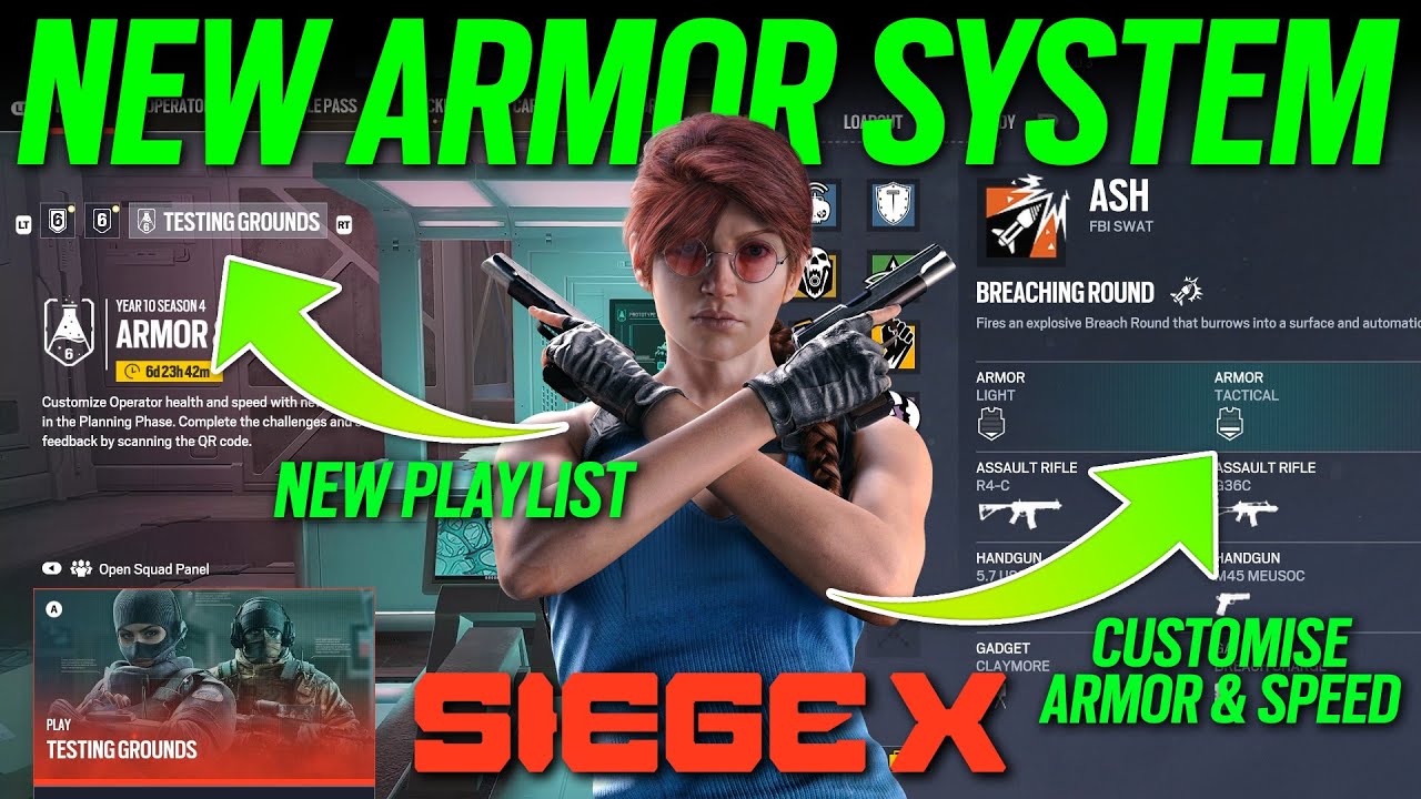 Изменения скорости и брони &mdash; Тестовый полигон &mdash; 6News &mdash; Rainbow Six Siege X