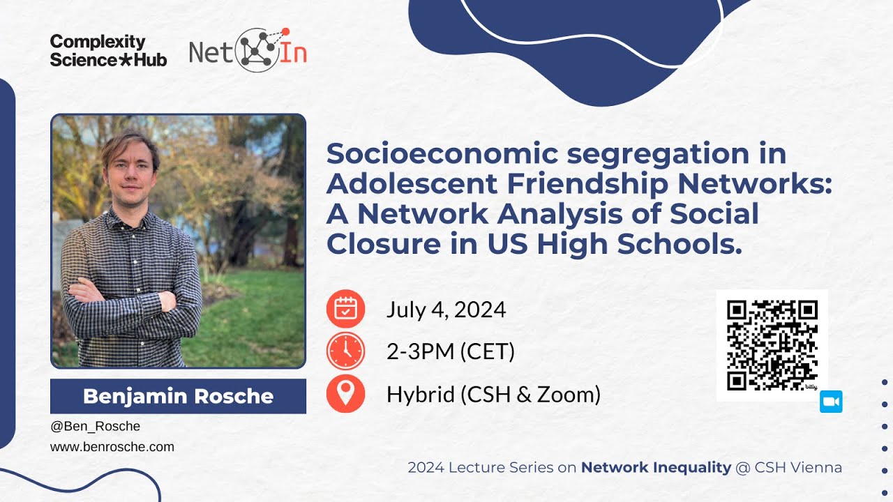 CSH Lecture Series on Network Inequality – with Benjamin Rosche