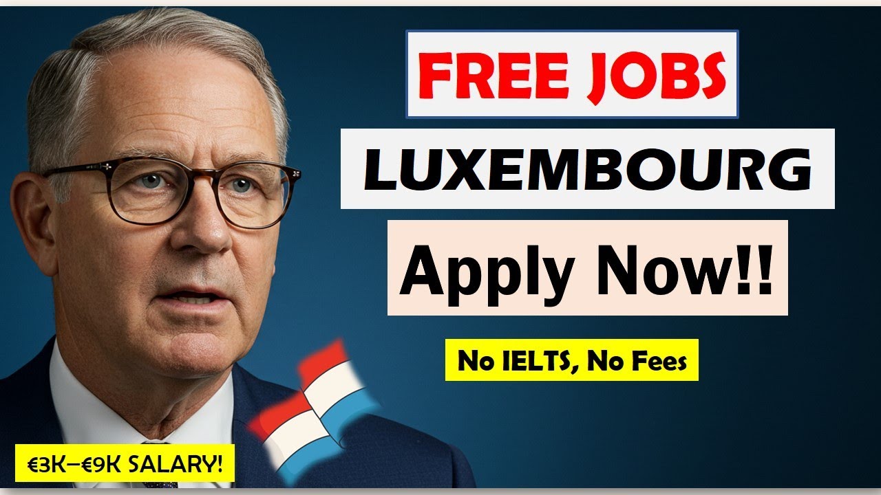Free Recruitment Agency, No Fees, No IELTS, High Salaries! | Luxembourg Jobs 2025 | Owafk Africa