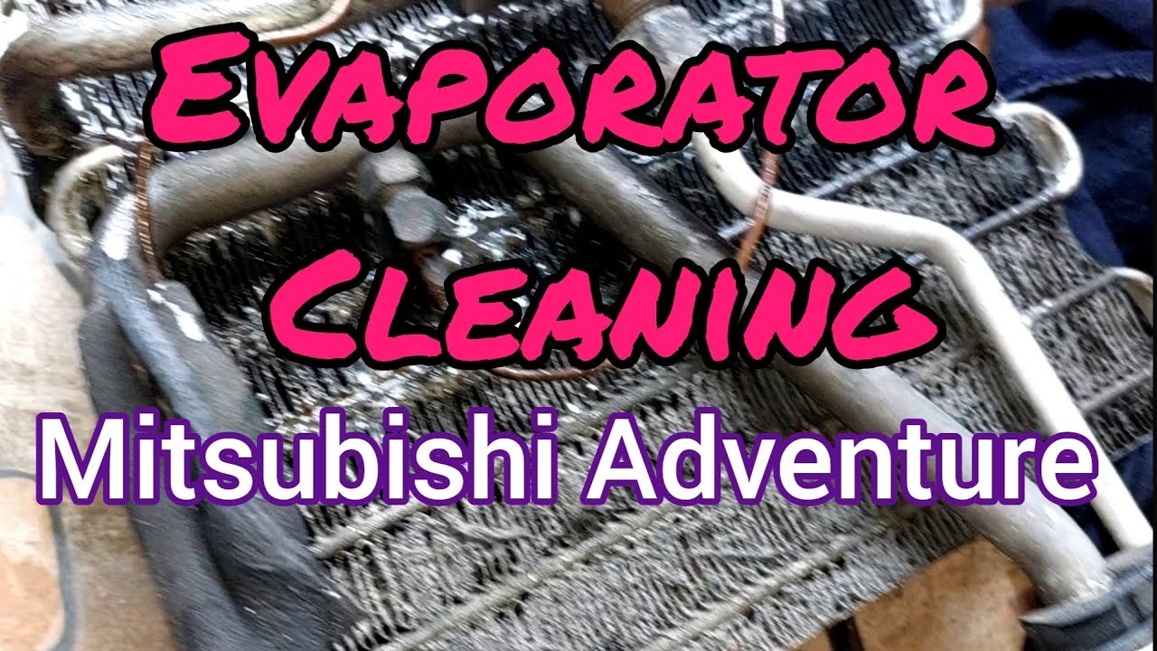 EVAPORATOR CLEANING (DUAL A/C) of Mitsubishi Adventure | ferdiesvlog
