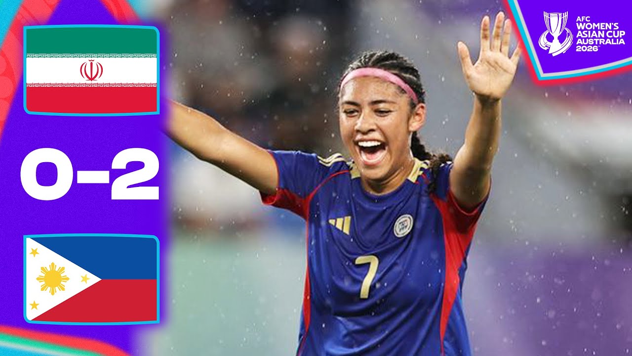 Philippines keep KNOCKOUT HOPES ALIVE | IR Iran - Philippines | Highlights | AFC Women's Asian Cup&trade;