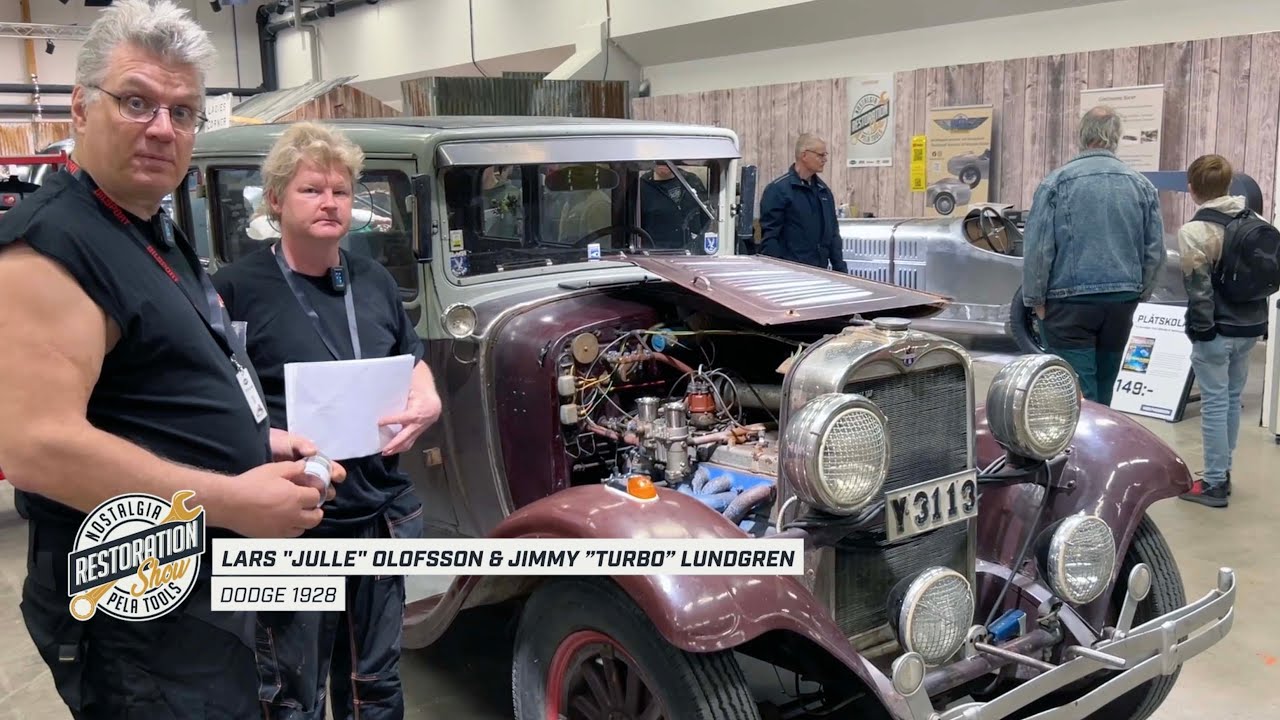 Dodge 1928 på Restoration Show 2025 – nu ska den bli körbar igen!