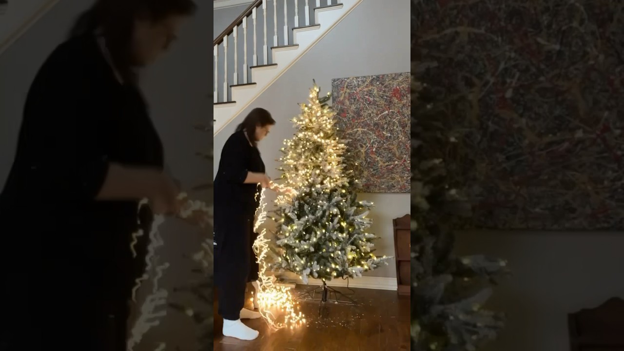 CHANGE EVERYTHING!: Add These LED CHRISTMAS LIGHTS To Your PRE-LIT CHRISTMAS TREE! #christmas