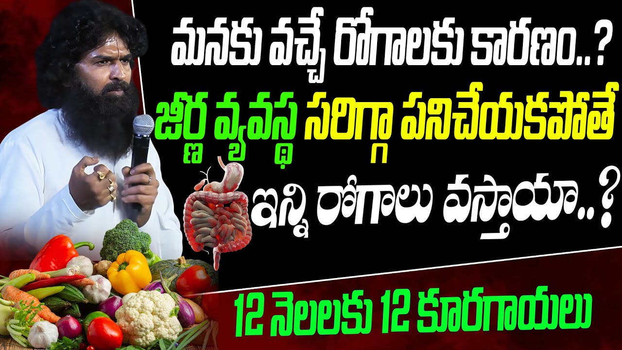 జీర్ణ వ్యవస్థ సరిగ్గా పనిచేయకపోతే ఇన్ని రోగాలు వస్తాయా? | Digestive System | Vikramaditya