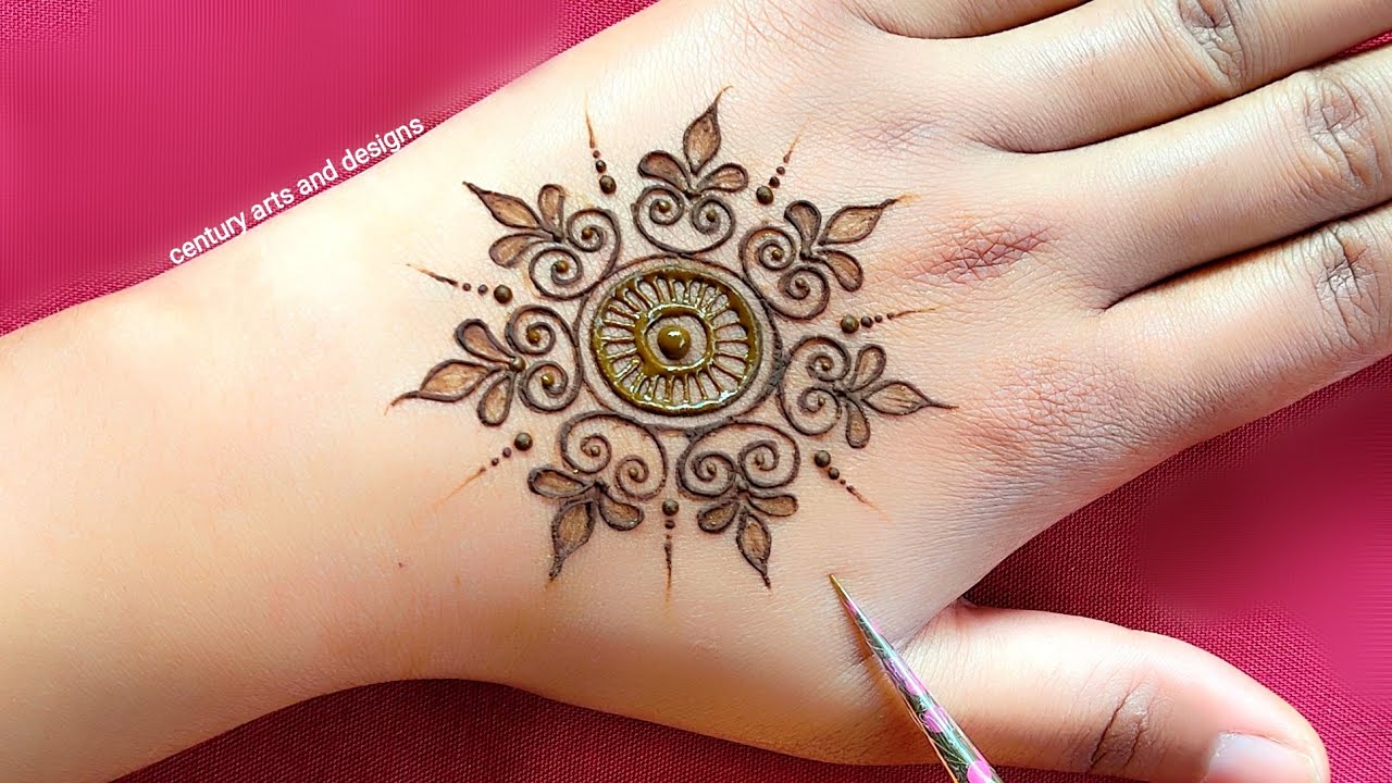 Easy stylish back hand mehndi design | Full hand mehndi design | mehndi ki design | mehndi.