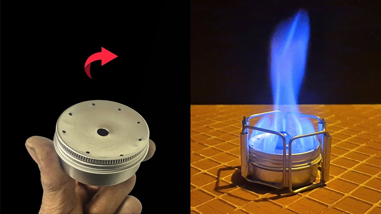 How To Make the Smallest MINI STOVE for UNDER $1! Perfect for Camping & Survival