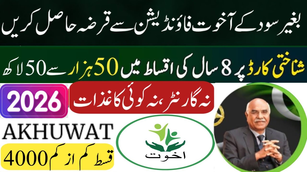 New loan scheme AKuwat foundation | AKuwat foundation loan online apply 2026