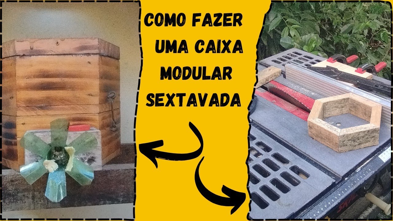 COMO FAZER CAIXA MODULAR SEXTAVADA, PARA ABELHA JANDAÍRA  ?