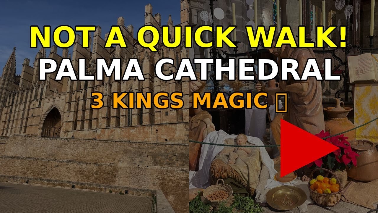 Spanish Christmas at Palma Cathedral 🇪🇸✨ You Won’t Believe This! 🎄👑 Mallorca Magic with the Family