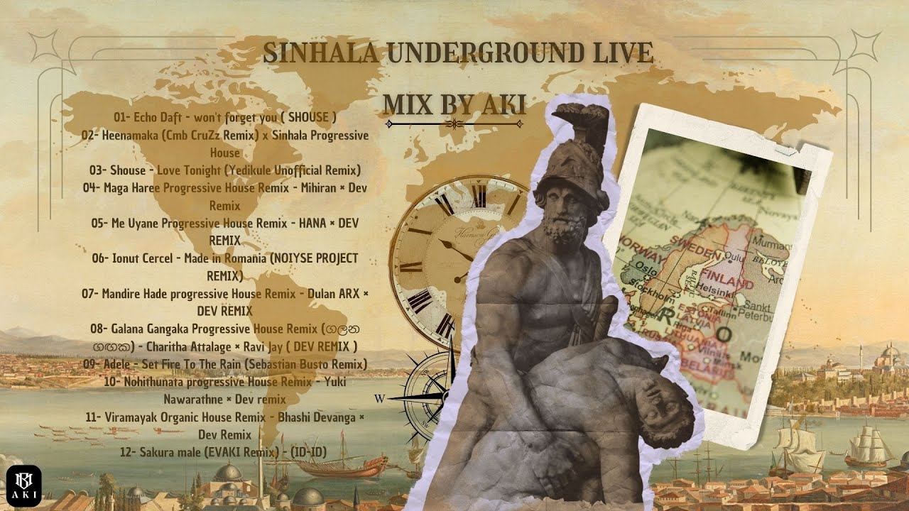 SINHALA PROGRESSIVE HOUSE & PROGRESSIVE HOUSE | LIVE MIX BY AKI | 2024 | IN SRILANKA ✨ | EP-02 |