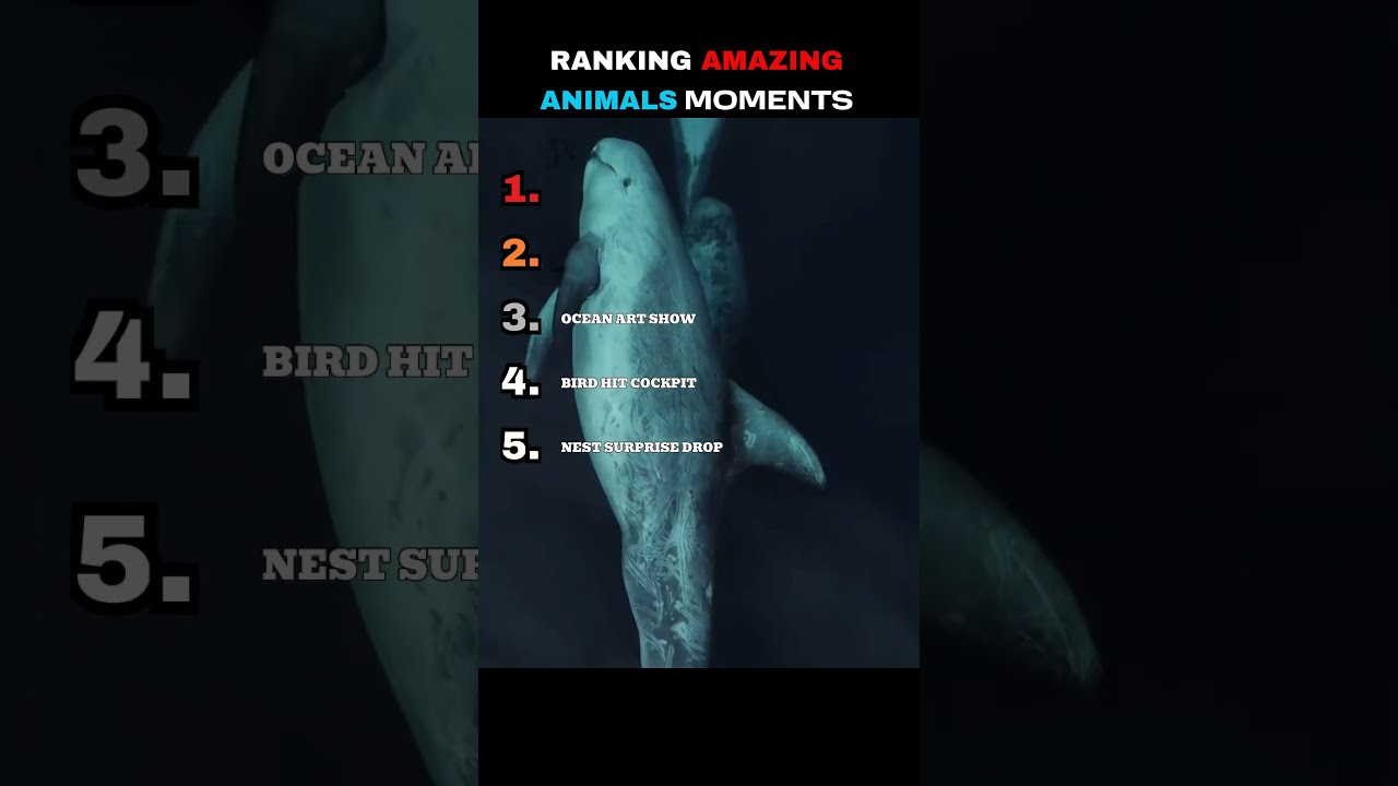 Top 5 Amazing Animal Moments #ranking #shorts #animals #wildlife #nature