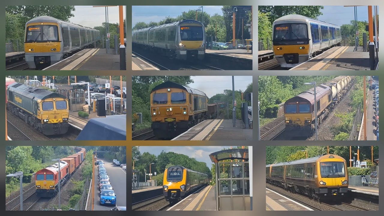 Trains At Widney Manor (CML) 12/05/25 *THUNDERSTORM*