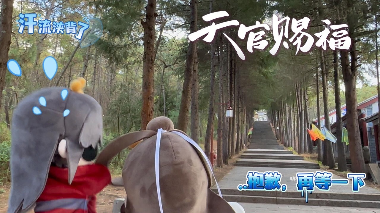 《天官赐福》登山注意保持发型优雅...【Made By Bilibili】
