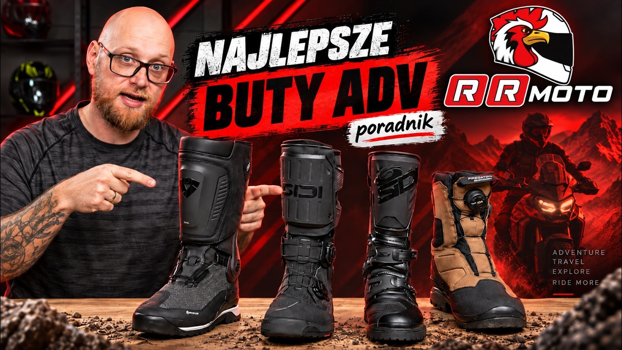 3 NAJBEZPIECZNIEJSZE buty motocyklowe ADV? TOP modele na rynku