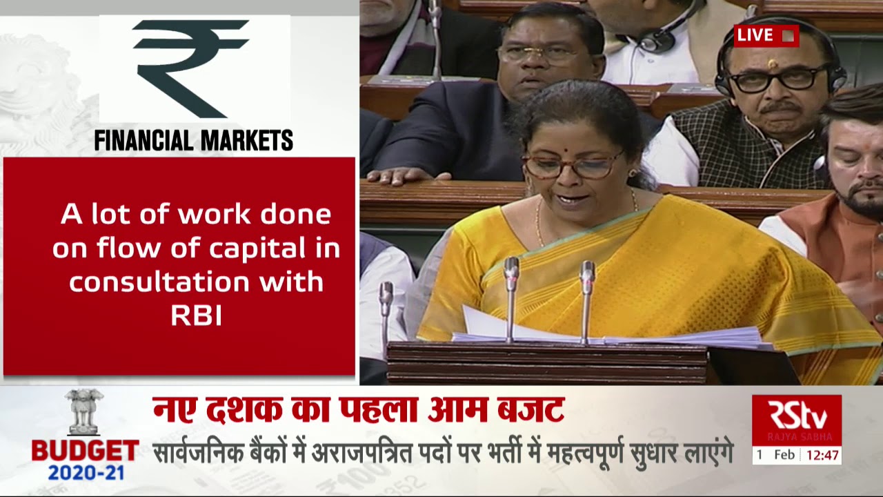 Budget 2020-21: Financial Markets