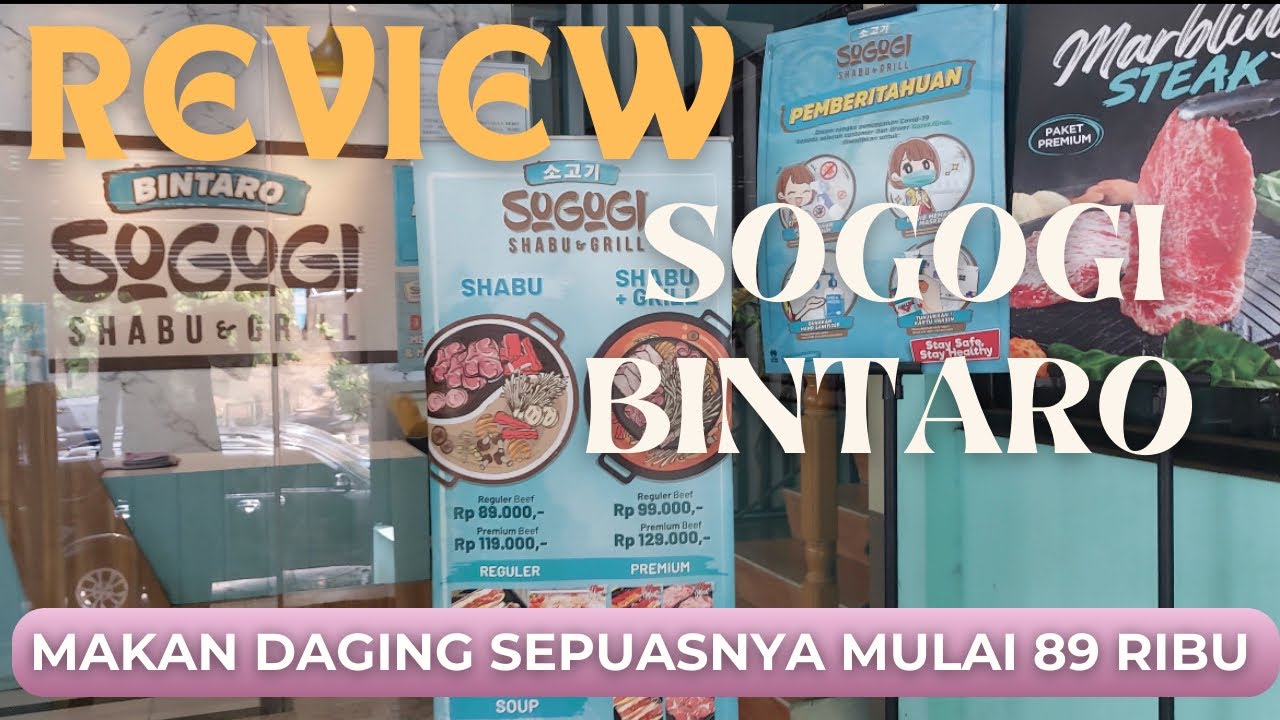Makan sepuasnya di SOGOGI Shabu & Grill ~All You Can Eat murah enak & lengkap WAJIB banget dicoba ‼️