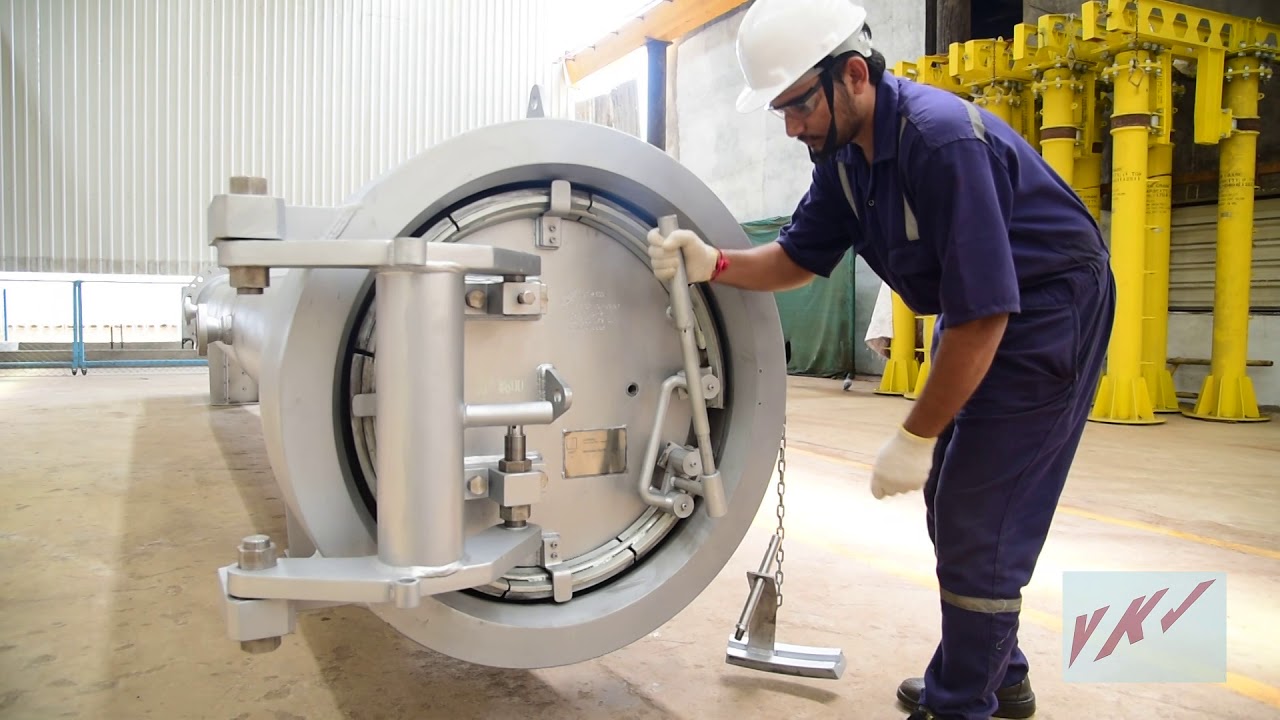 VKVC HORIZONTAL CLAMP RING TYPE QUICK OPENING CLOSURE