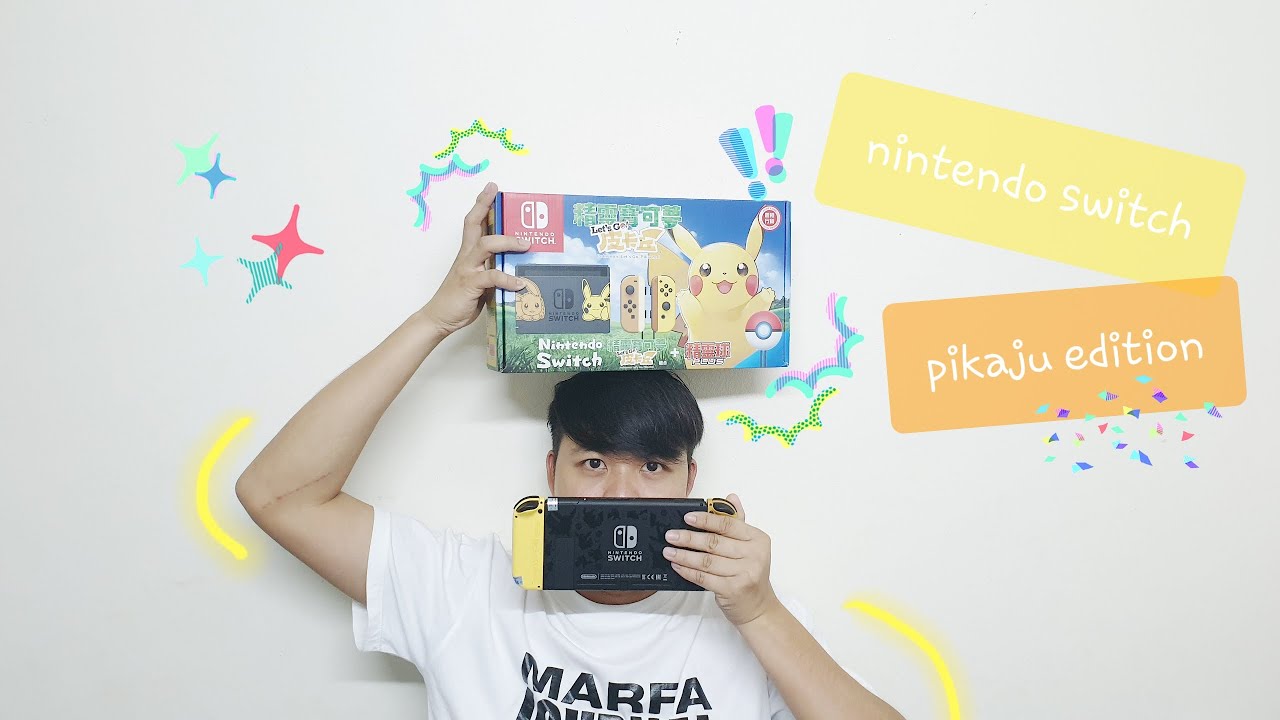 แกะกล่อง ! Nintendo Switch Pokemon Let'sgo ,Pikachu Edition l  PP