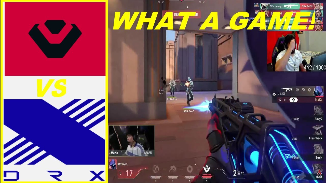 SCREAM REACTS TO SEN vs DRX | PLAYOFFS | HIGHLIGHTS | VALORANT CHAMPION SEOUL 2024.