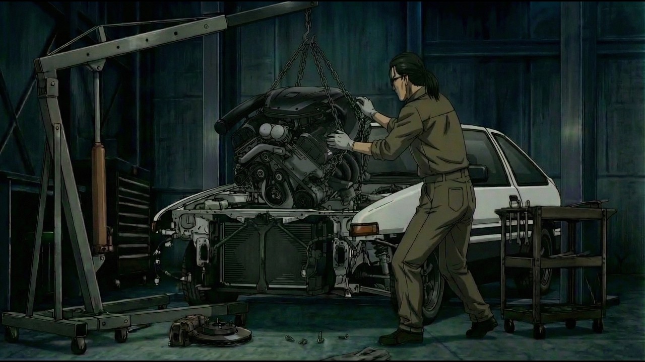 Initial D Anime the Lexus LFA V10 1LR-GUE has been successfully installed on the AE86