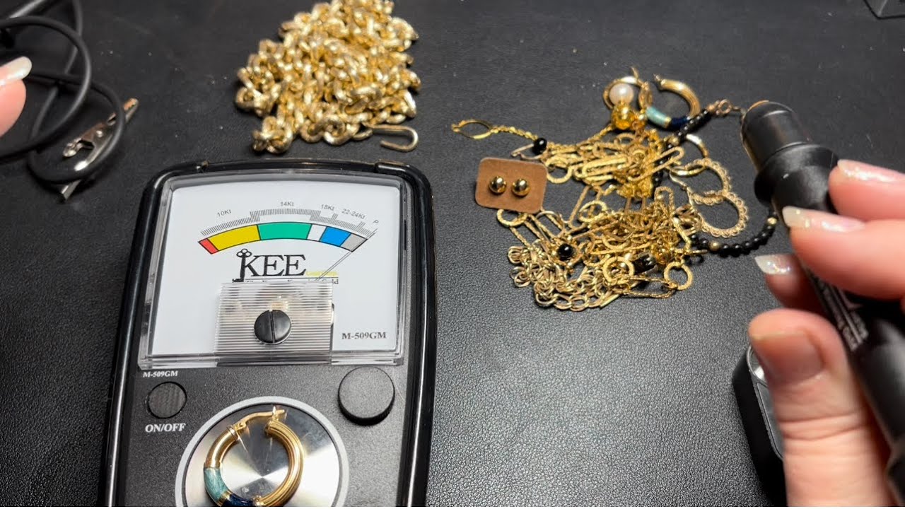 Kee Gold Tester Machine M-509GM Gold Jewelry Testing & a box from YouTube Creator Sweet Lily