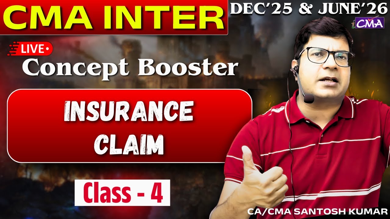 Class - 4 | Insurance claim | FA Concept Booster Batch | Dec 25 & June 26