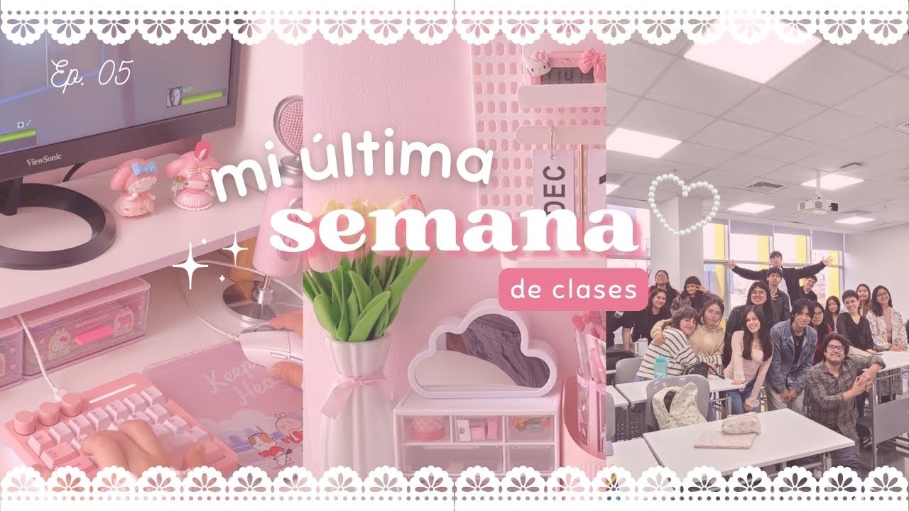 ₊˚⊹♡ mi última semana de clases ⋆ vlog universitario tranquilo y cozy 🌸