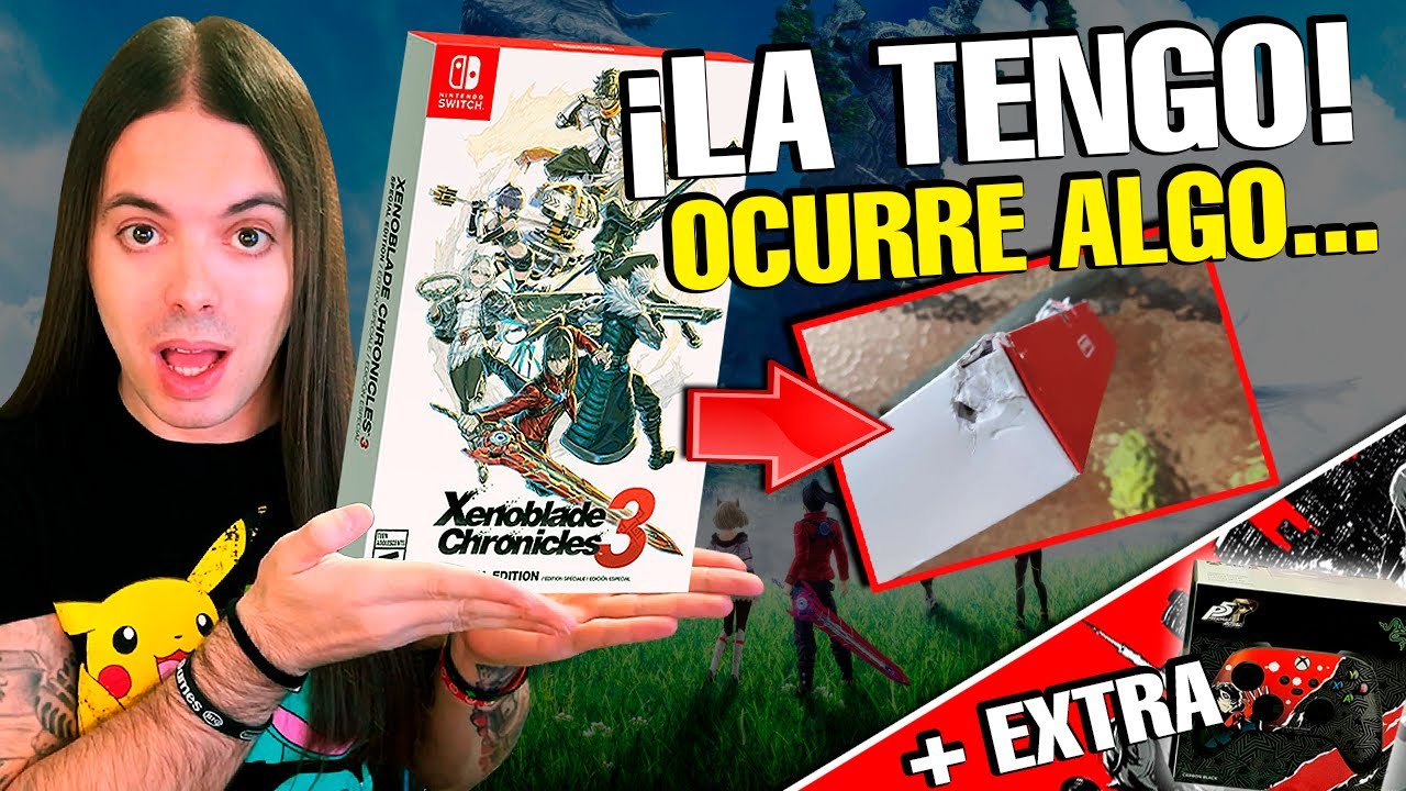 YA TENGO la ED. COLECCIONISTA de XENOBLADE CHRONICLES 3 pero PASA ALGO GRAVE... 📦 Persona 5 MANDO