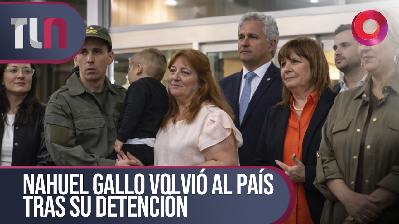 #TelenueveCentral | Nahuel Gallo volvió al país tras su detención
