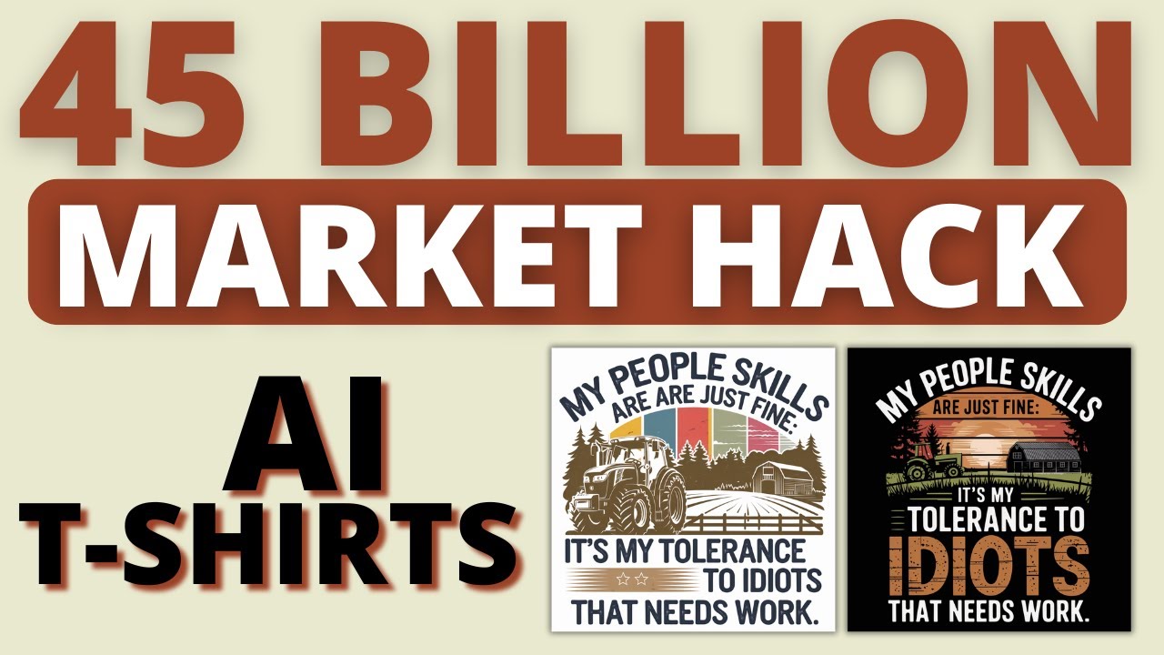 AI T-Shirt Designs: $45 Billion Market Hack (Ideogram 2.0 Tutorial)