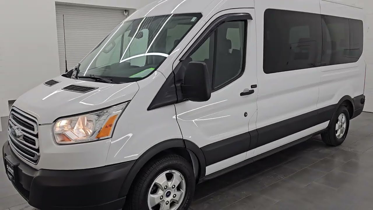 2019 FORD 350 PASSENGER XLT MEDIUM ROOF OXFORD WHITE 4K WALKAROUND 15999ZA