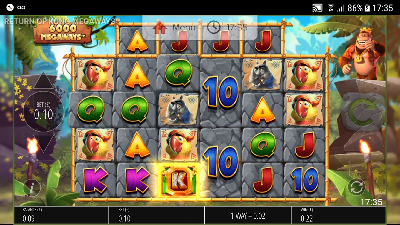 Return of Kong megaways game play