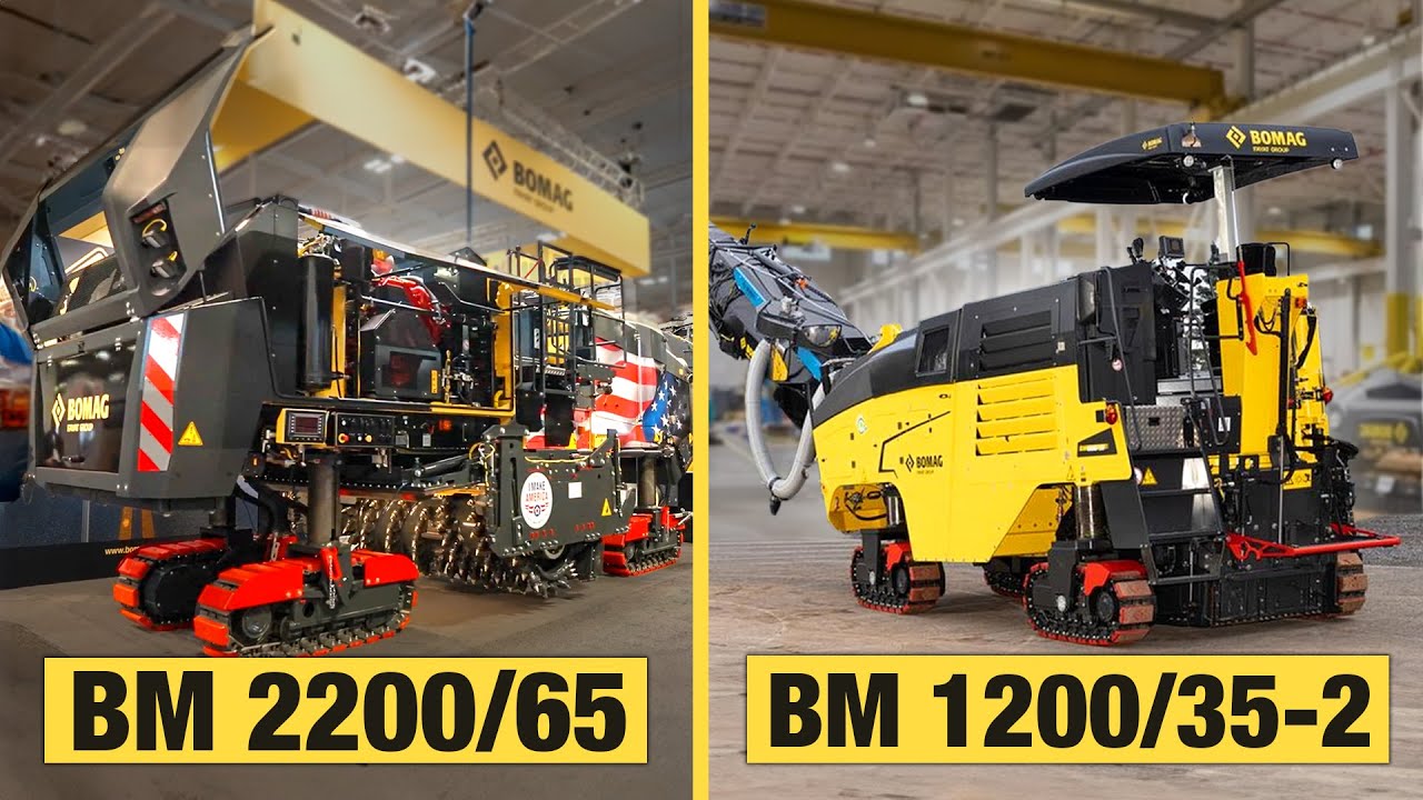 BOMAG's Milling Solutions: BM 2200/65 & BM 1200/35-2