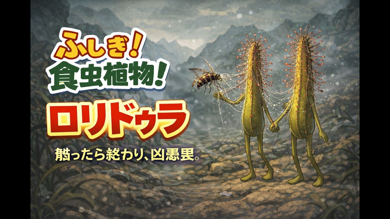 【ふしぎ！食虫植物 !_005】ロリドゥラ　ー狩りをアウトソースした植物ー