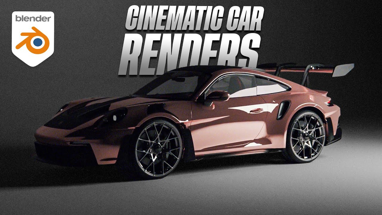 Как создавать кинематографичные рендеры автомобилей | Урок по Blender