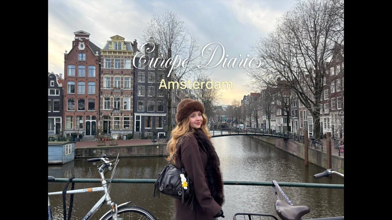 Europe Diaries⋆.˚✮ Amsterdam'da 3 gün, neler yedik, nerelere gittik🇳🇱🌷🚲