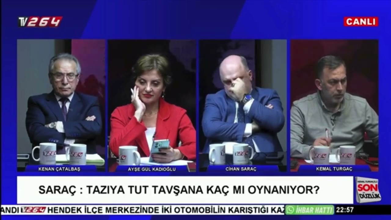Gazeteci Sedat Balta, TV 264 canlı yayınında Kaynarca hakkındaki soruları yanıtladı