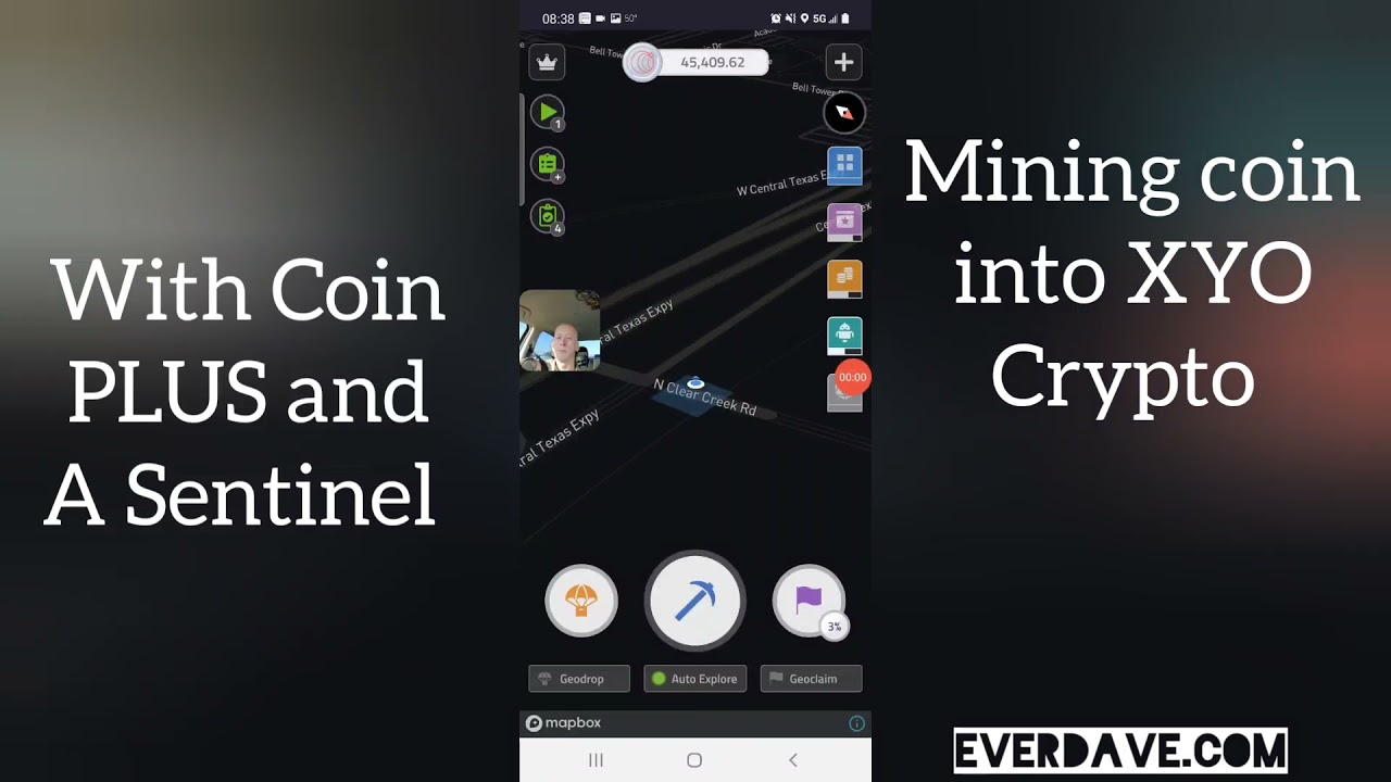 MINING XYO with COIN APP on #android - Sentinel and Plus account.