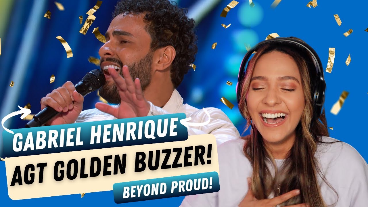 GABRIEL HENRIQUE | AGT GOLDEN BUZZER! | Auditions | AGT 2023 | REACTION!!