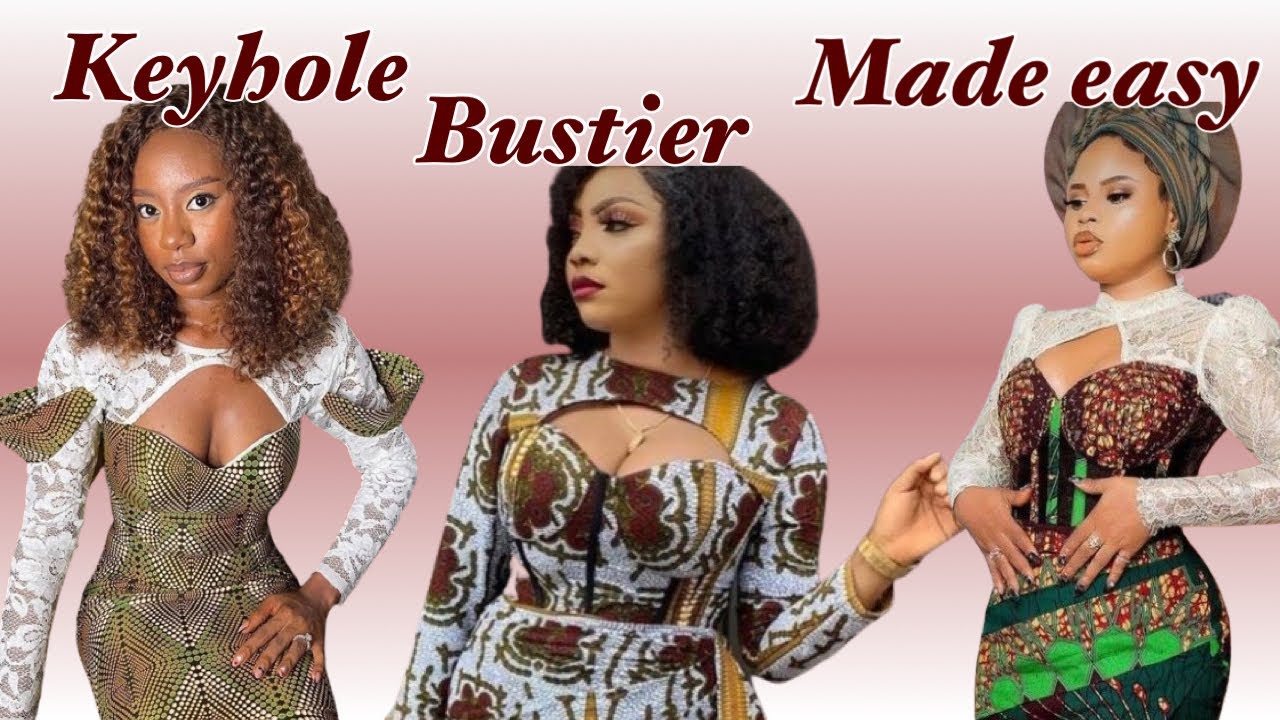 HOW TO CUT A KEYHOLE BUSTIER MADE EASY //Beginner friendly