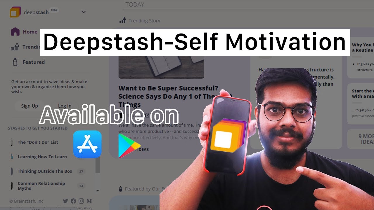 Deepstash-Self Motivation | Daily motivation and Knowledge | Short Articles