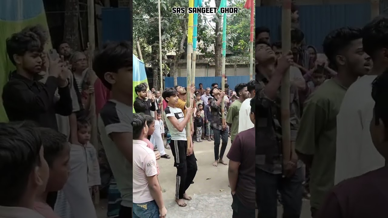 দোহারের শাহিন ফকিরের বাড়ির গ্রাম বাংলার ঐতিহ্যবাহী বাস নাচ। 