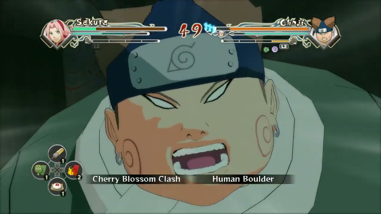 Sakura vs Choji (Part 1) - Naruto Shippuden Ultimate Ninja Storm Generations