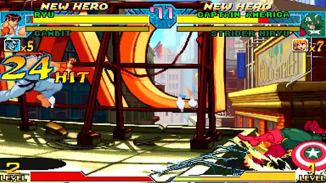 [HD]Marvel vs Capcom Ryu Combo［リュウコンボ］