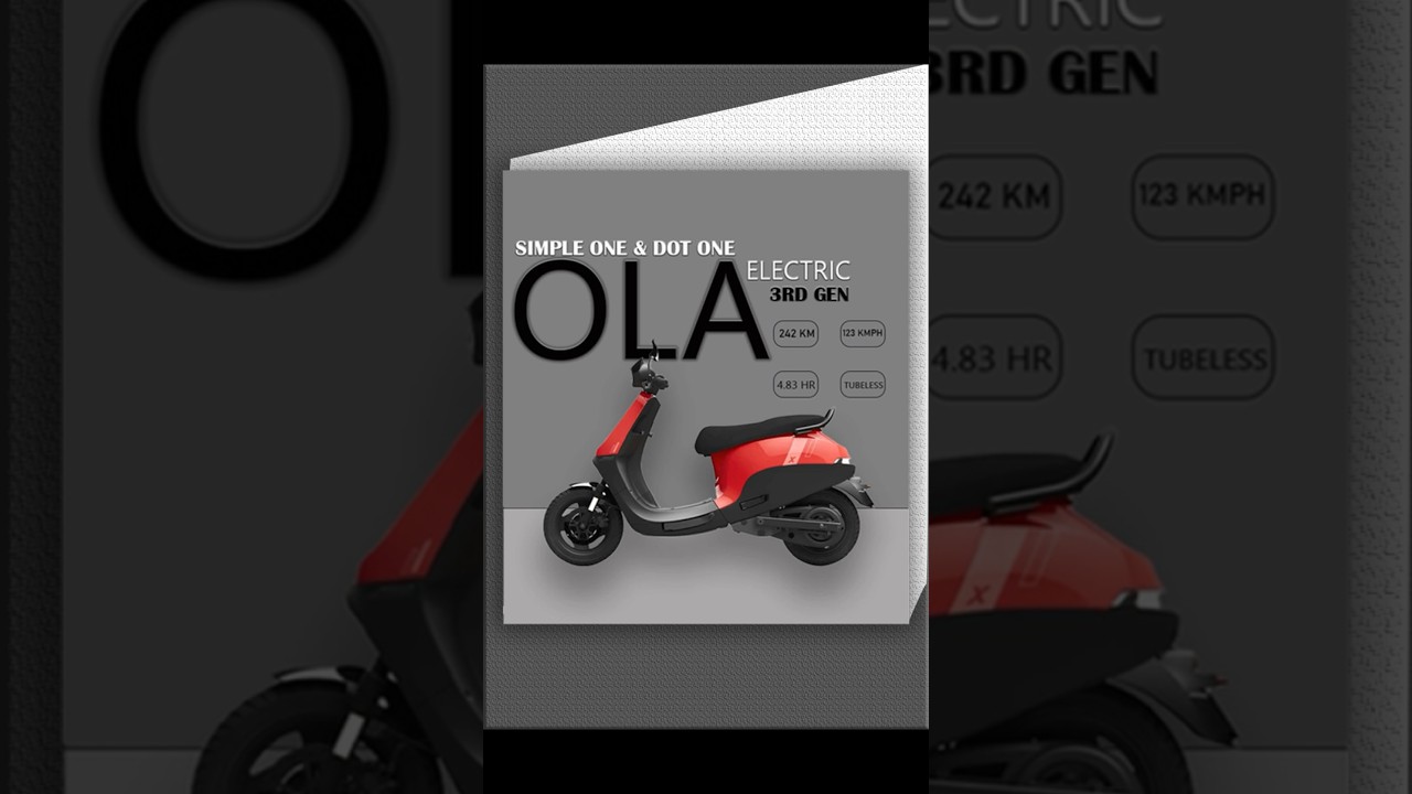 OLA E-BIKE Poster Design #trending #viralvideo #photoshop #graphicdesign #shoes #logo #olaelectric