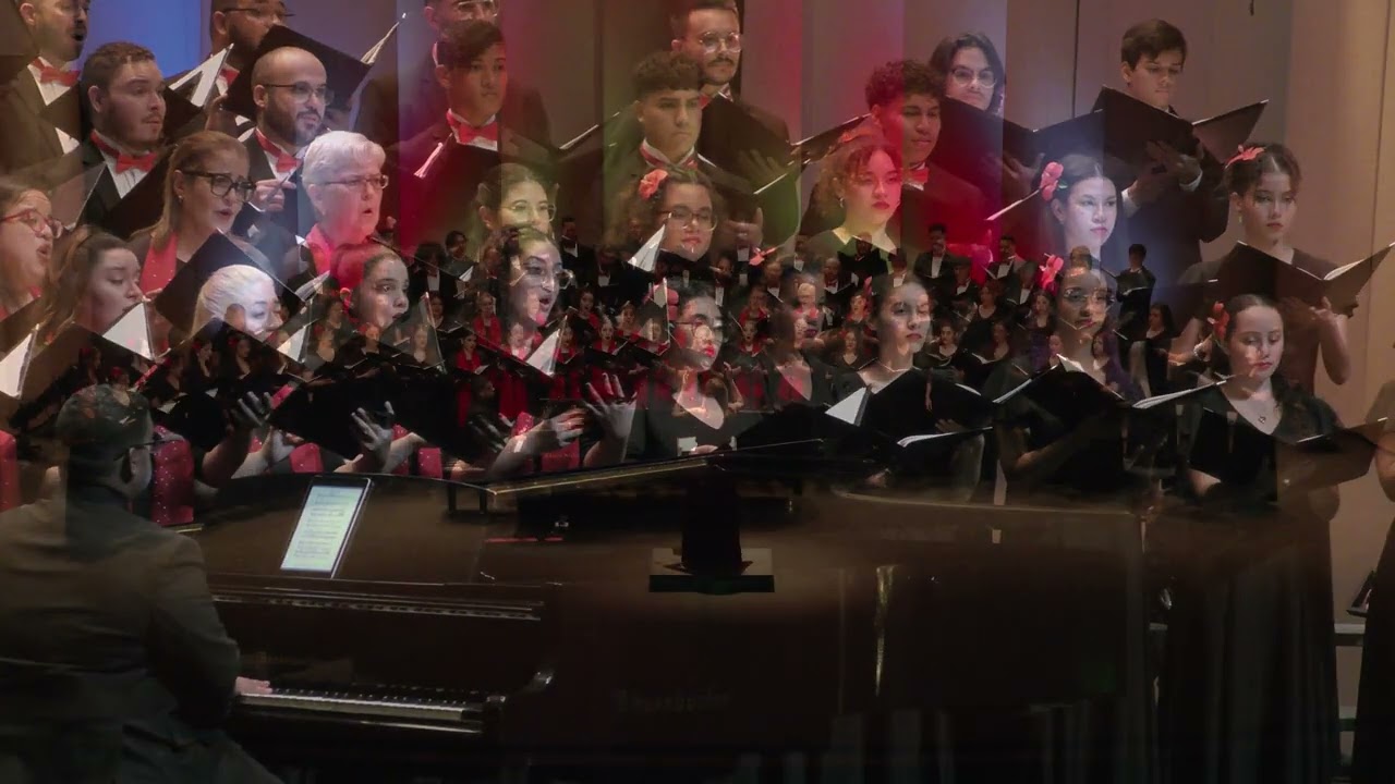 O Holy Night  - Adolphe Adam, arr. John Rutter.  Pianista: Elvin Cedeño; Coro UPR y Coralia
