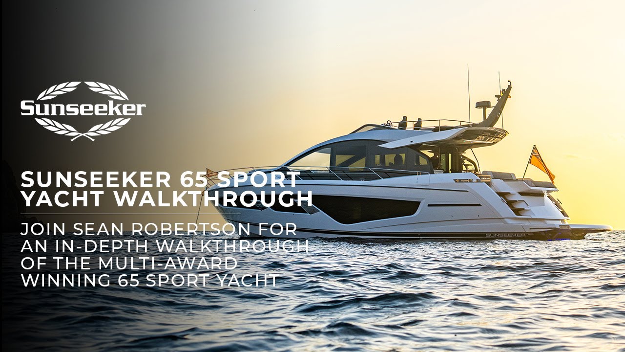 Официальный обзор спортивной яхты Sunseeker 65 от Шона Робертсона.