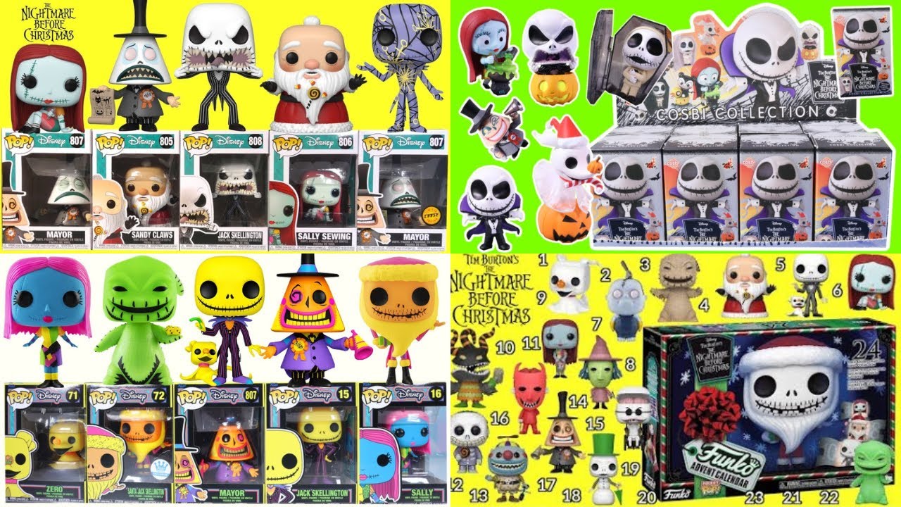 Nightmare Before Christmas Halloween Funko Pop Series Compilation Part 3