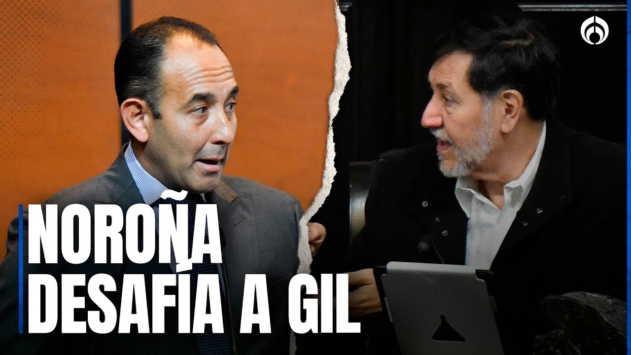 Noroña le responde a Gil Zuarth y le manda un reto